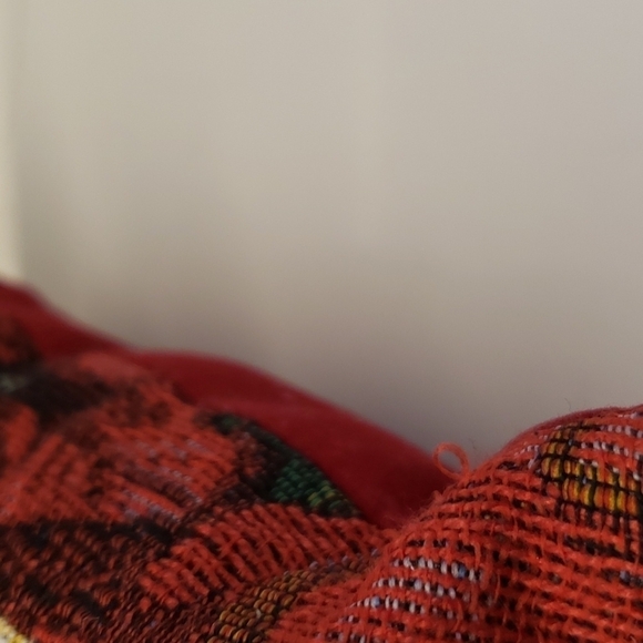 TAPESTRY rectangle decorative pillow Christmas Holiday 17"l x 7"w zipper enclosu - Picture 10 of 10